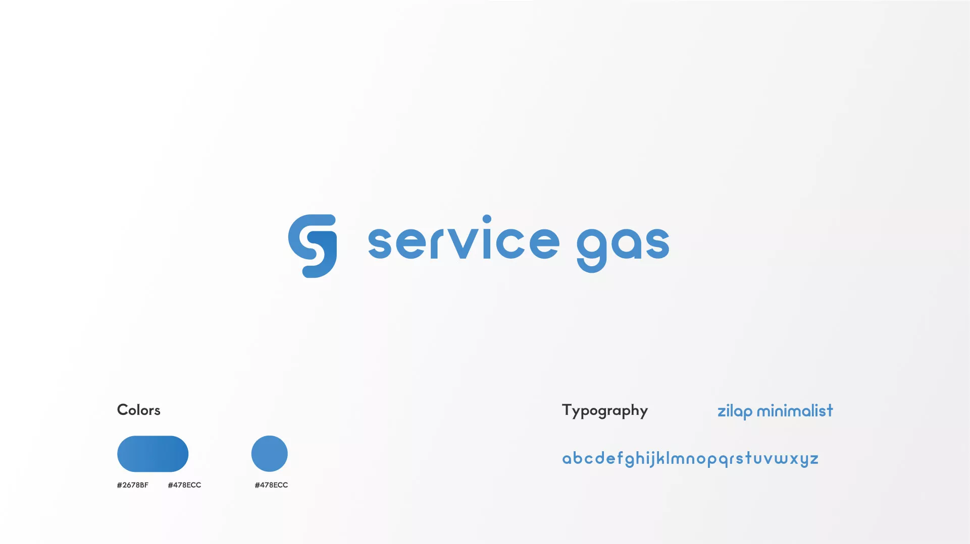 Разработка логотипа газовой компании «Сервис газ» в Мысках